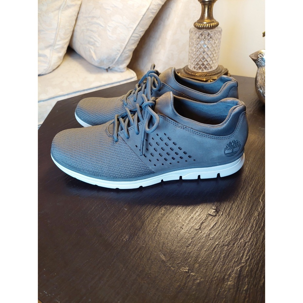 Timberland Men's Bradstreet Mixed Media Oxford Graphite Shoes US Sz 8 NEW! $168 - Picture 4 of 10